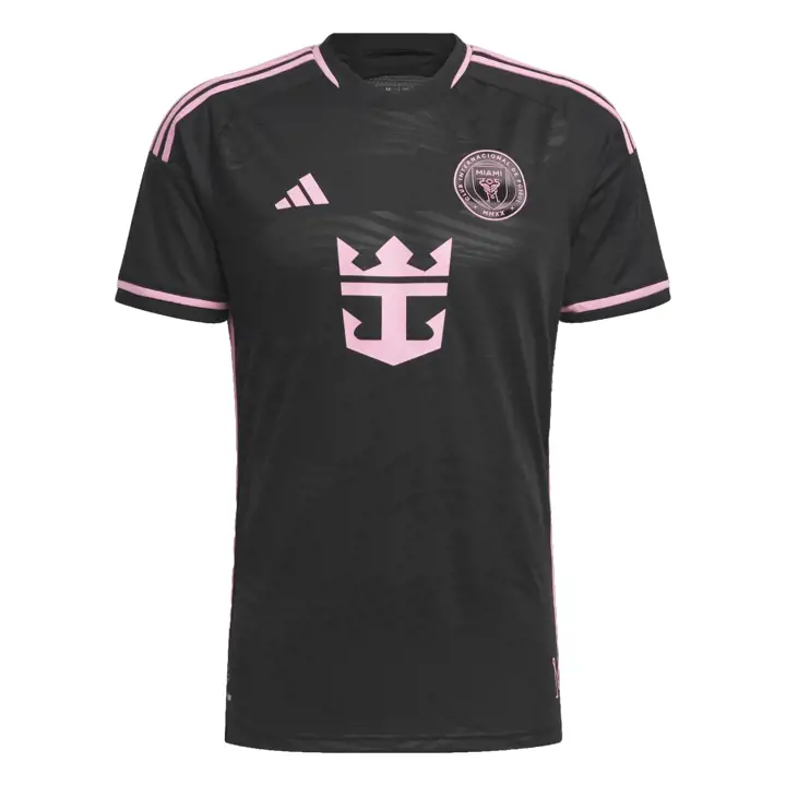 Maillot Authentique Extérieur Inter MLS Lionel Messi NOIR