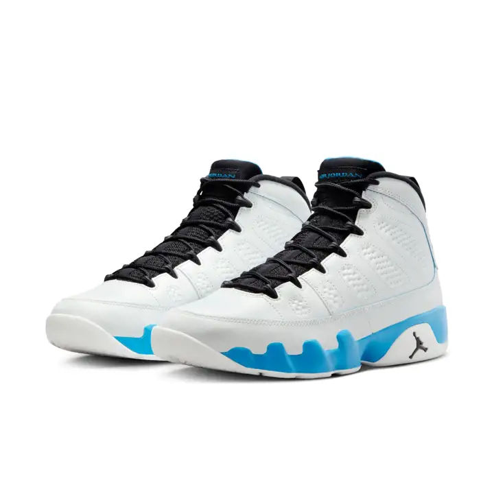 JORDAN AIR JORDAN 9 RETRO RMSTD BLANC/NOIR/SWOOSH BLEU