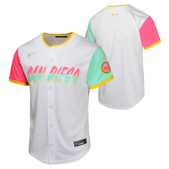 Maillot Vierge Limité Youth MLB City Connect des Padres de San Diego