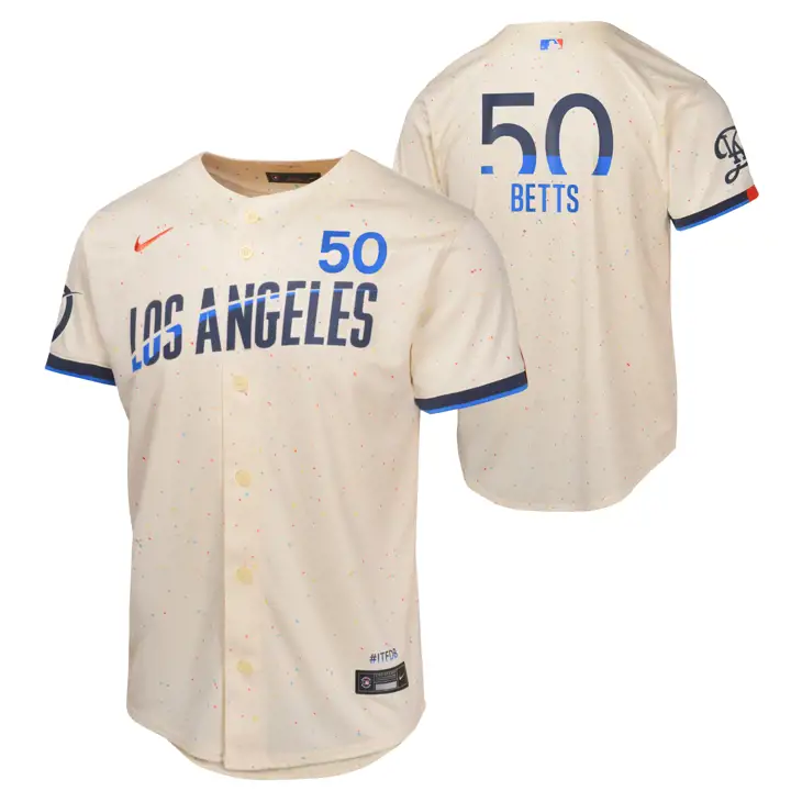 Maillot jeune joueur LA DODGERS MLB City Connect édition limitée Mook
