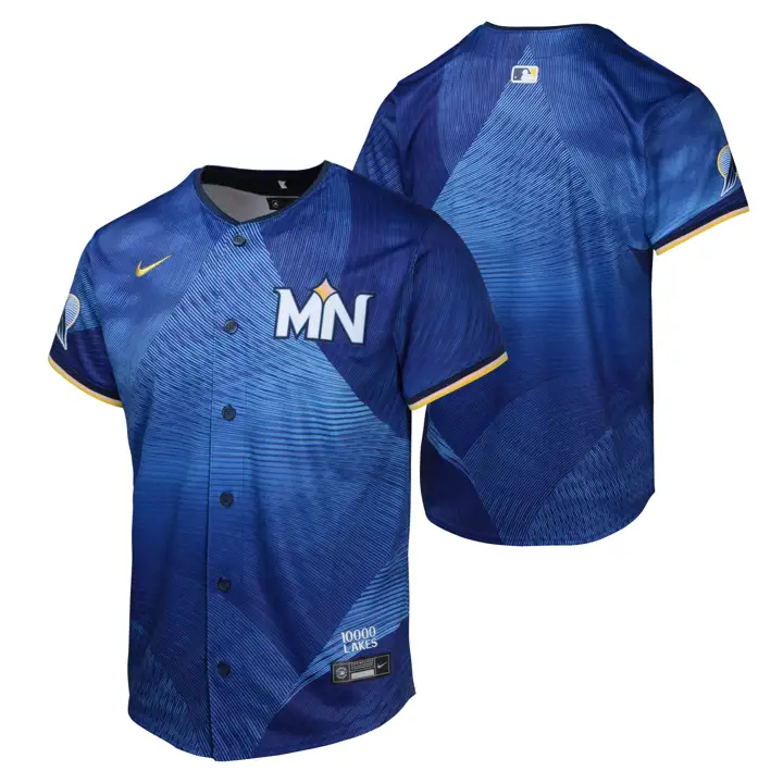 Maillot de baseball enfant MLB Minnesota Twins City Connect édition limitée