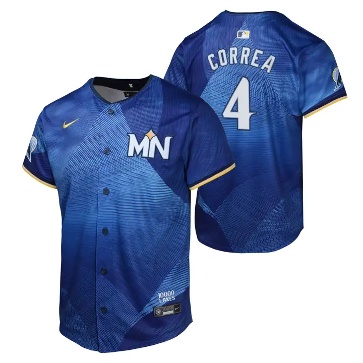 Maillot Enfant Carlos Co des TWINS MLB Youth City Connect - Édition limitée