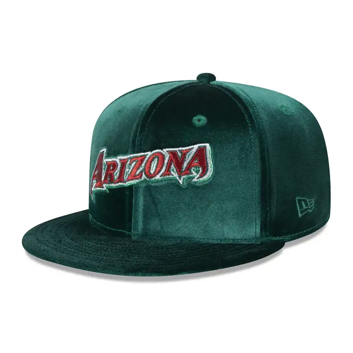 ARIZONA DIAMONDBACKS MLB Velours 59FIFTY 25ÈME ANN VERT/VERT/GRIS