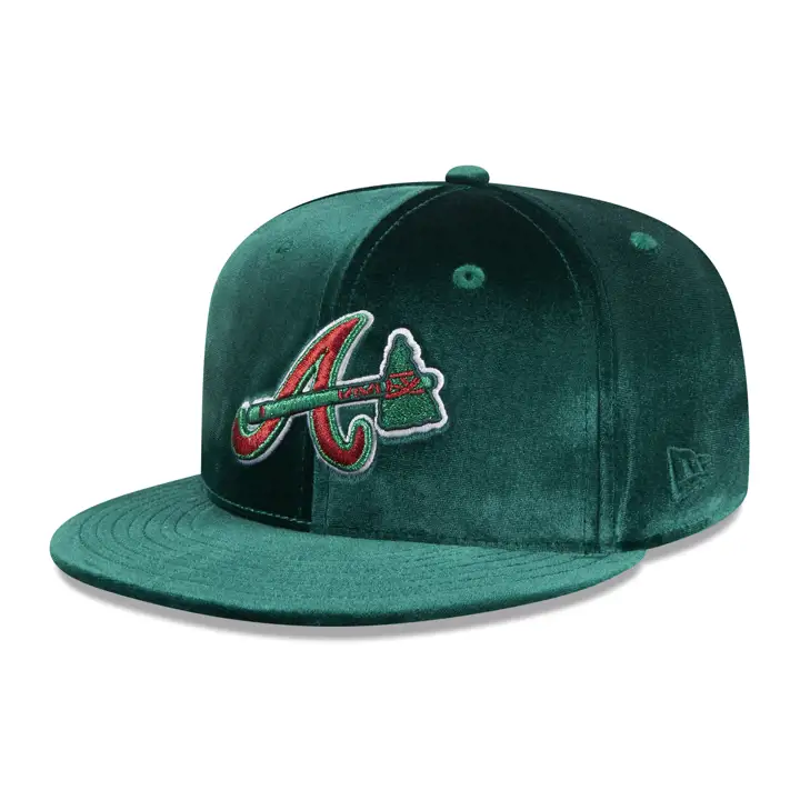 ATLANTA BRAVES MLB Velvet 59FIFTY 30E ANN VERT/VERT/GRIS