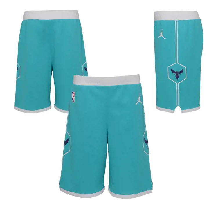 SHORT CHARLOTTE HORNETS NBA ICON SWINGMAN ENFANT TEAL