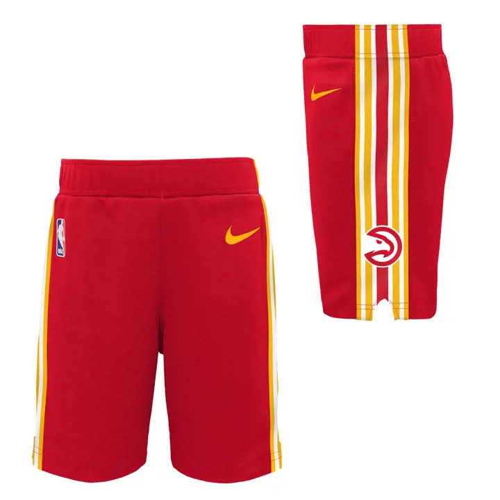 Short NBA Swingman Icon Atlanta Hawks pour tout-petit - Rouge