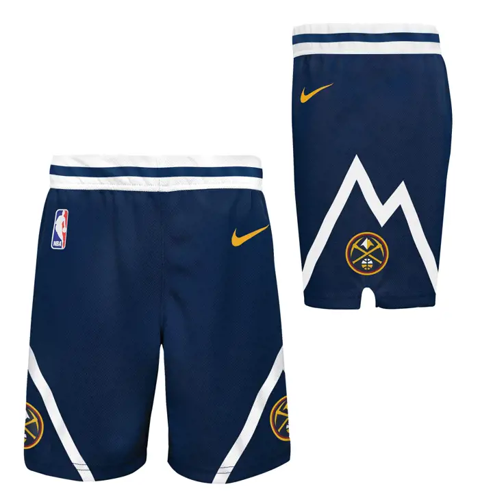 Shorts Denver Nuggets NBA pour tout-petits Icon Swingman bleu marine