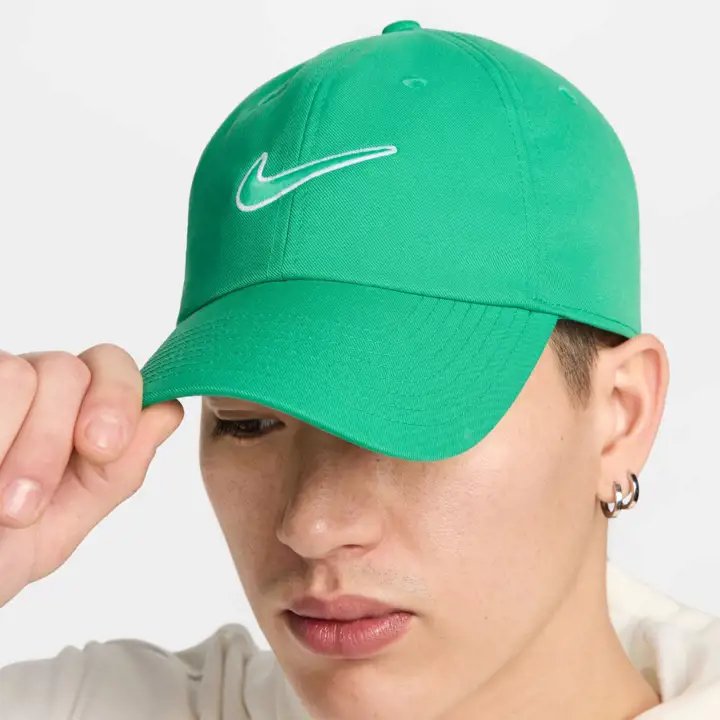 NIKE U NK CASQUETTE CLUB SWOOSH VERTE