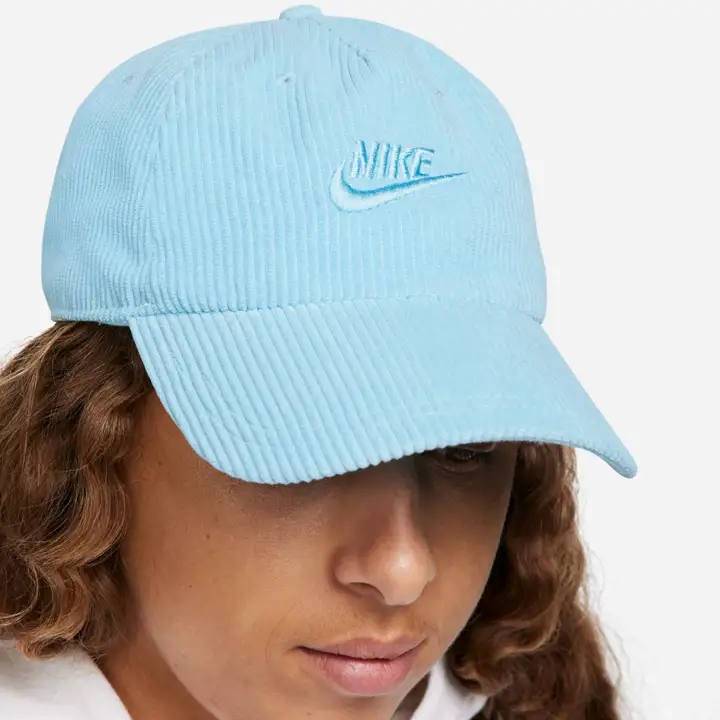 NIKE U CASQUETTE CLUB EN CORDUROY BLEU