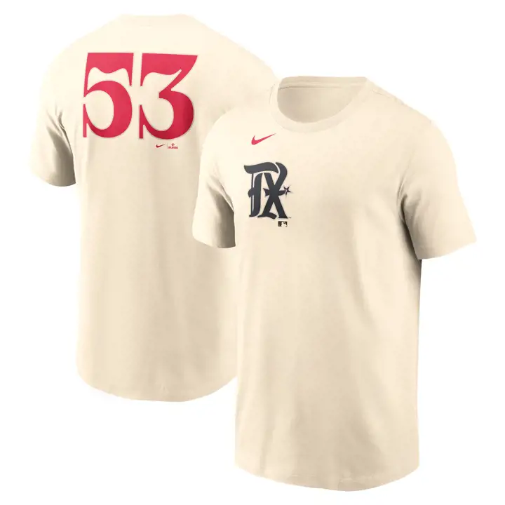 Texas Rangers MLB Nike T-shirt Joueur N&N Adolis Garcia ivo