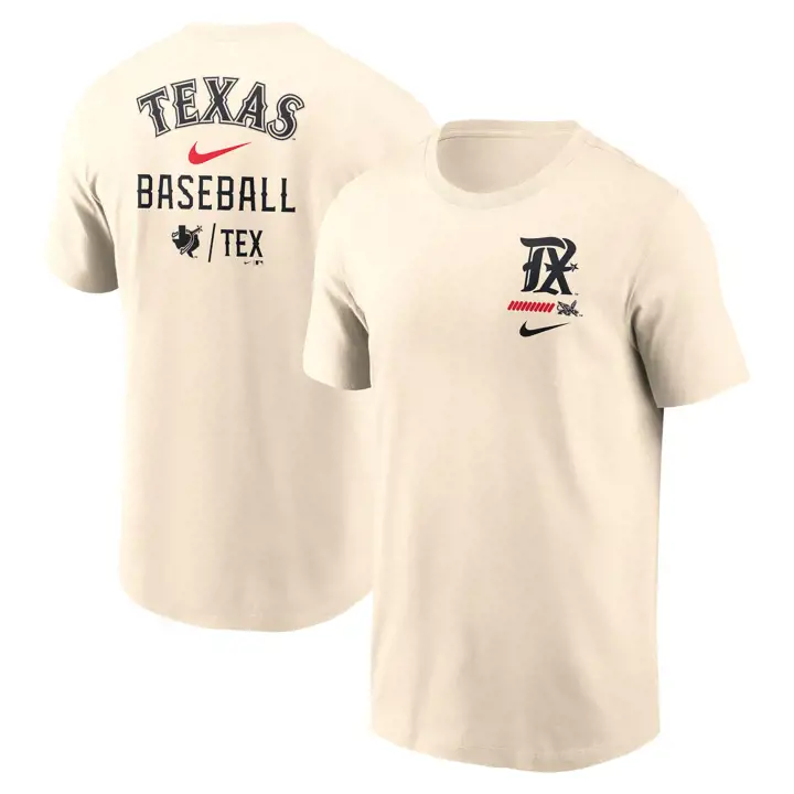 T-shirt Texas Rangers MLB Nike City Connect ivoire