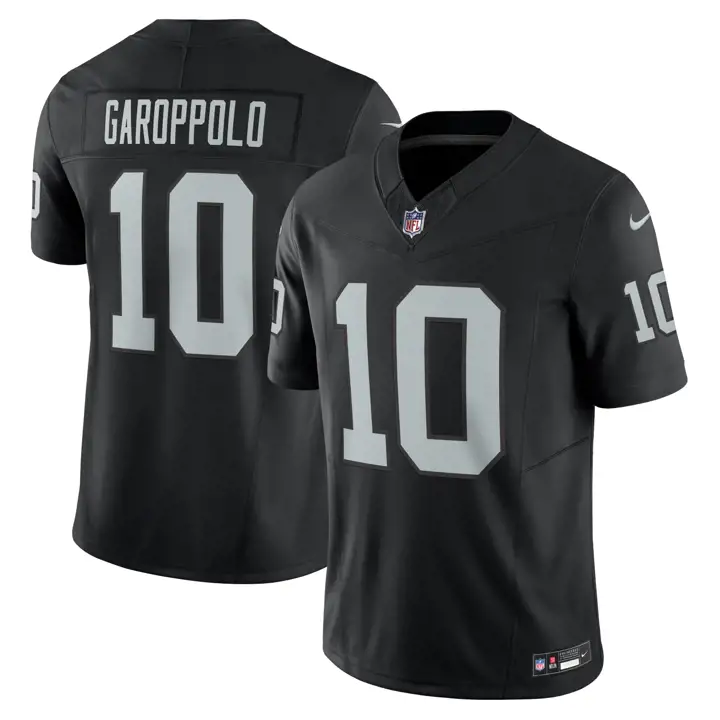 Maillot NFL Vapor Fuse Limited des Raiders de Las Vegas Jimmy Garoppolo noir