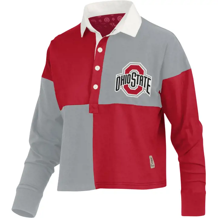 Ohio State Buckeyes NCAA Rugby Femme Piécé 23 ROUGE
