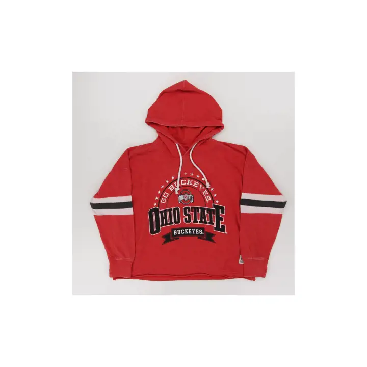 Ohio State Buckeyes NCAA Femme à Capuche Moonstone Manches Longues 23 ROUGE/