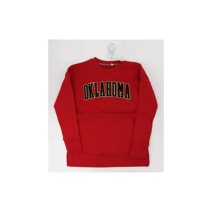 Oklahoma Sooners NCAA Women's Sunshine Chenille Crew 23 CRIM