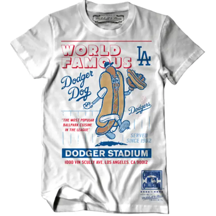 T-shirt blanc DODGERS MLB Youth Dodger Dog