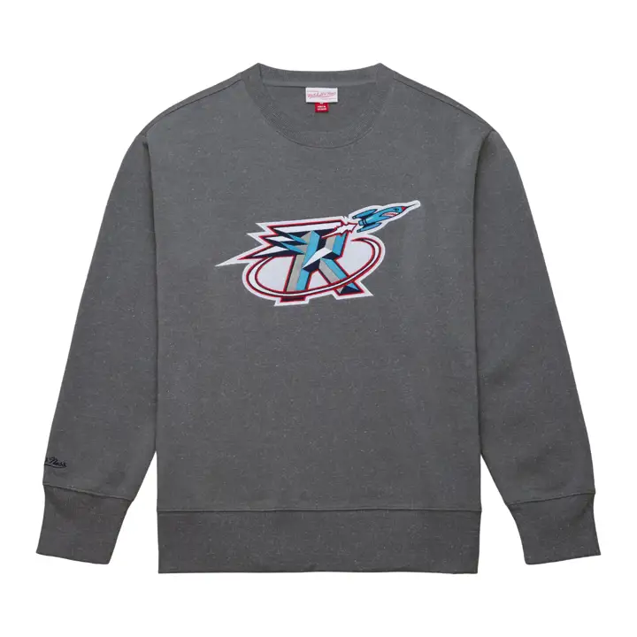 Sweat à capuche délavé Houston Rockets NBA BLEU MARINE