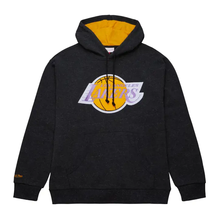 Sweat à Capuche Noir Los Angeles Lakers NBA Snow Washed