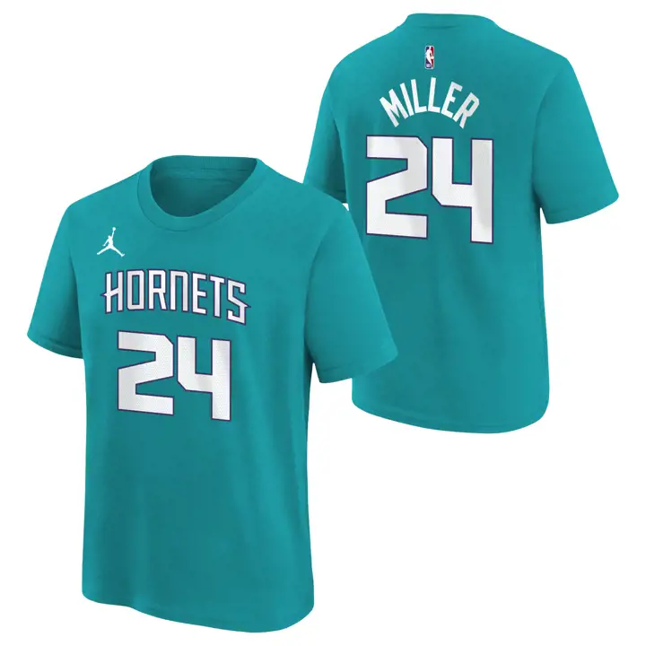 T-shirt icône jeunesse N&N NBA Charlotte Hornets sarcelle