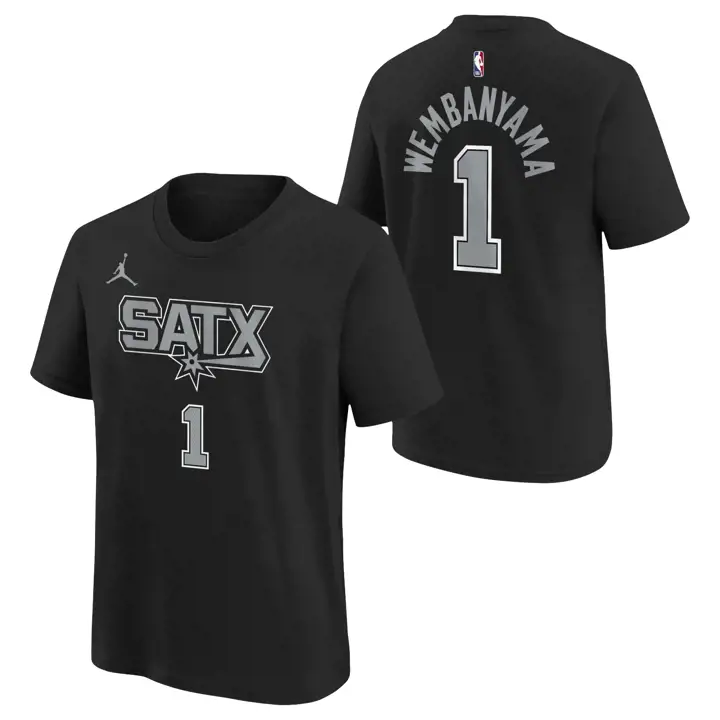 T-shirt NBA San Antonio Spurs Youth Statement N&N NOIR