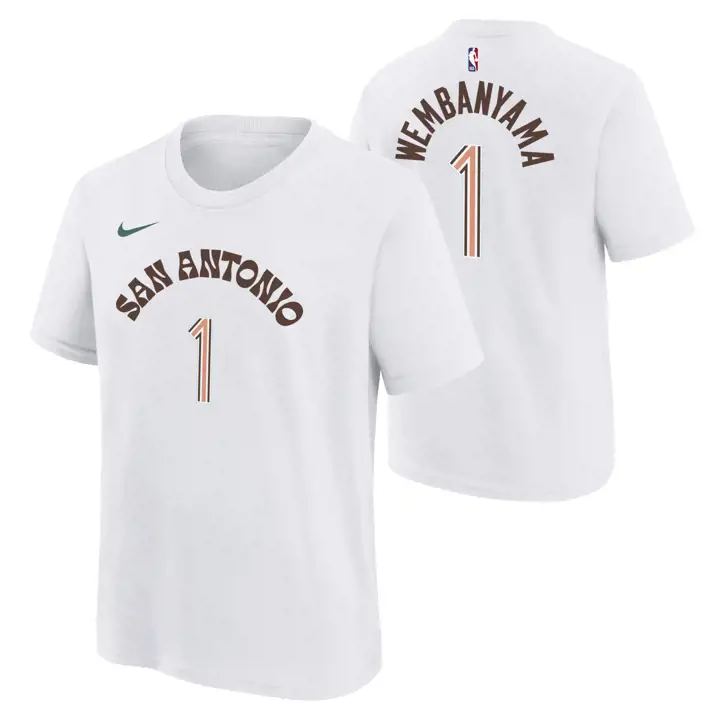 San Antonio Spurs NBA T-shirt Youth City Edition N&N BLANC