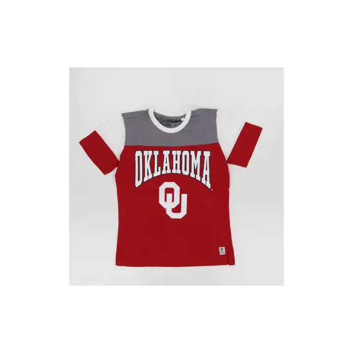 T-shirt colorblock femme Oklahoma Sooners NCAA 23 CRIM