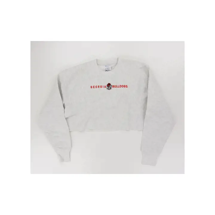 Georgia Bulldogs NCAA Femme Cropped Reverse Weave Vert Clair
