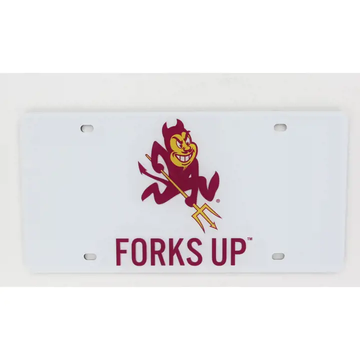 Arizona State Sun Devils Laser Tag METALLIC Forks Up