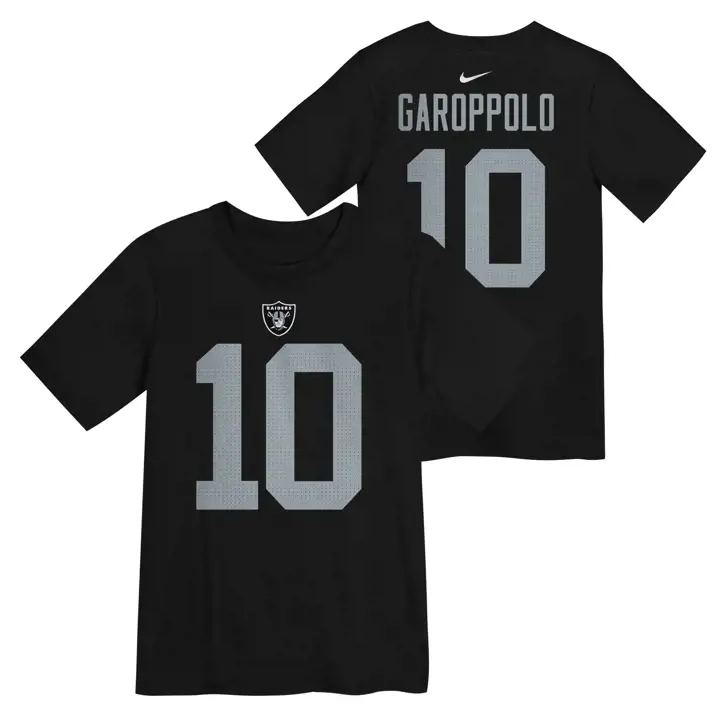 T-shirt Enfant NFL Las Vegas Raiders Jimmy Garoppolo N&N