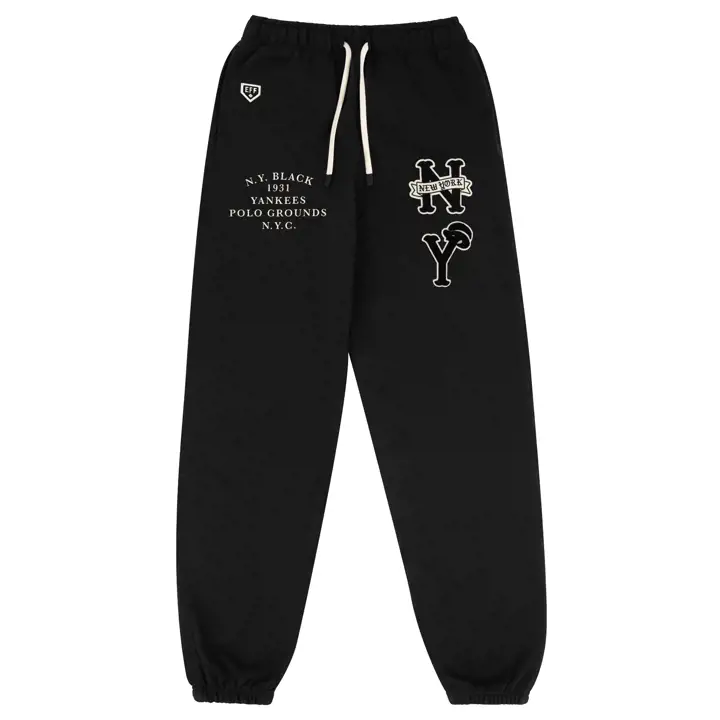 PANTALON DE JOGGING BLOC COULEUR NEW YORK BLACK YANKEES EFF NLB NOIR