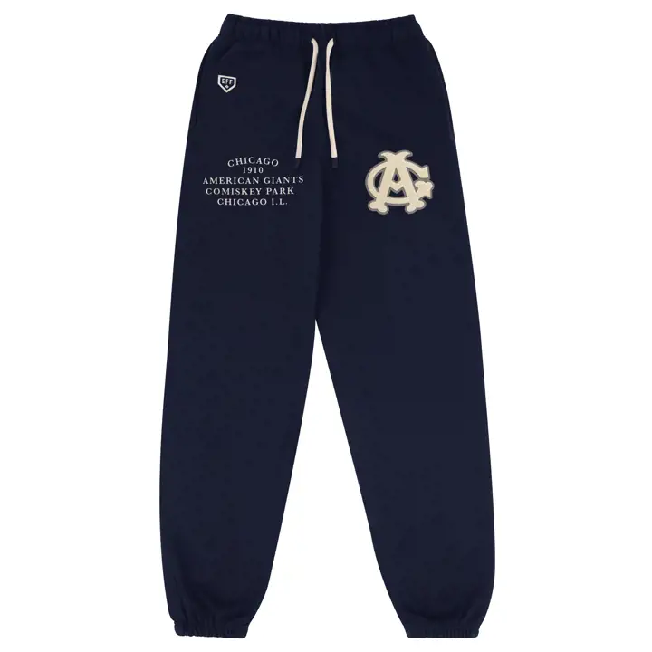 CHICAGO AMERICAN GIANTS EFF NLB BLOQUE DE COULEUR JOGGER MARINE