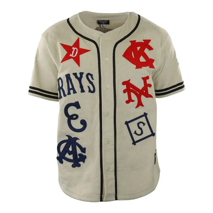 MAILLOT CORDE NLB NEGRO LEAGUE BASEBALL CRÈME/NOIR
