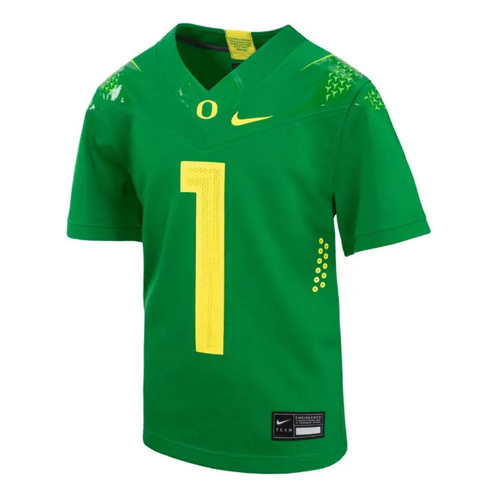 Oregon Ducks NCAA Maillot de football junior vert