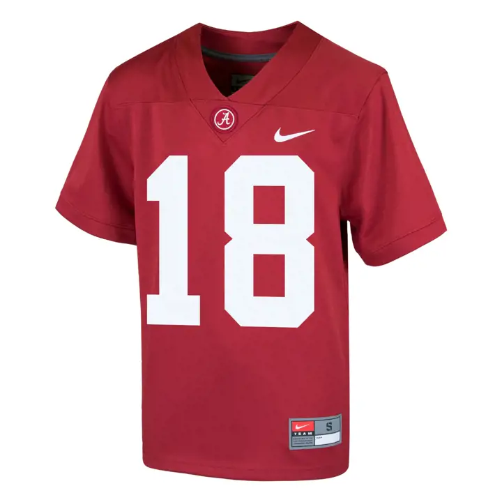 Maillot de match de football américain NCAA Enfant Alabama Crimson Tide CRIM