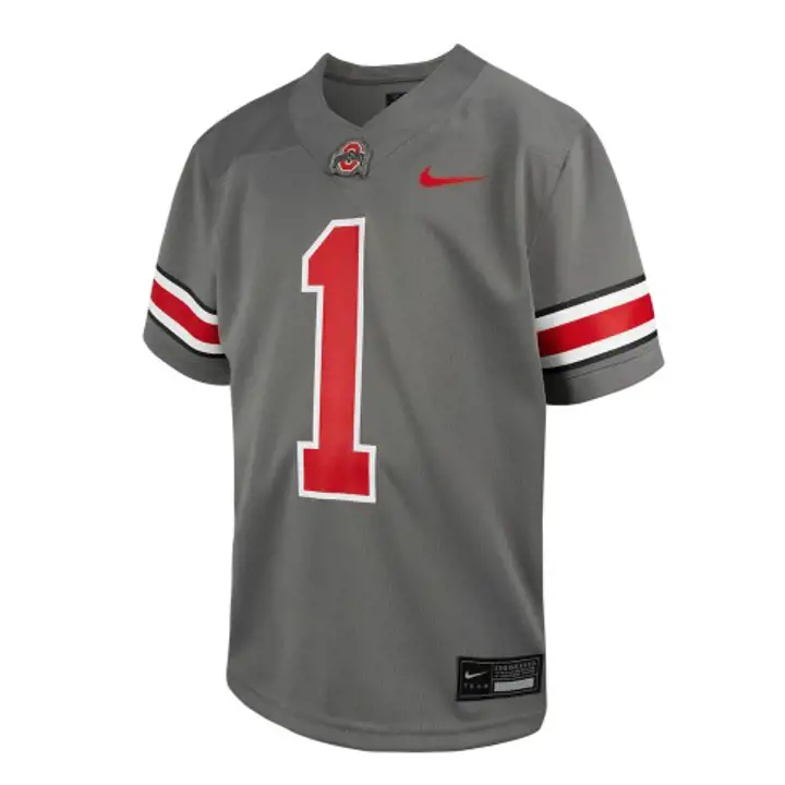 Maillot de match Ohio State Buckeyes NCAA Youth FB DKGRY