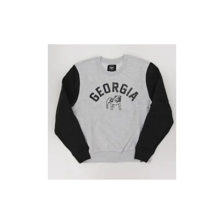 Georgia Bulldogs NCAA Fells Boulevard Crew GRY/BLK