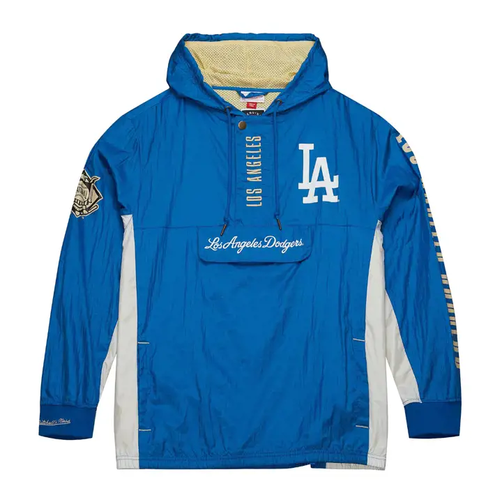 Coupe-vent bleu original des Dodgers de Los Angeles de la MLB