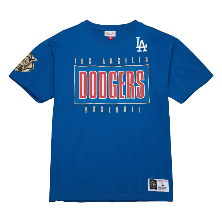 T-shirt Los Angeles Dodgers MLB OG Manches Courtes Bleu