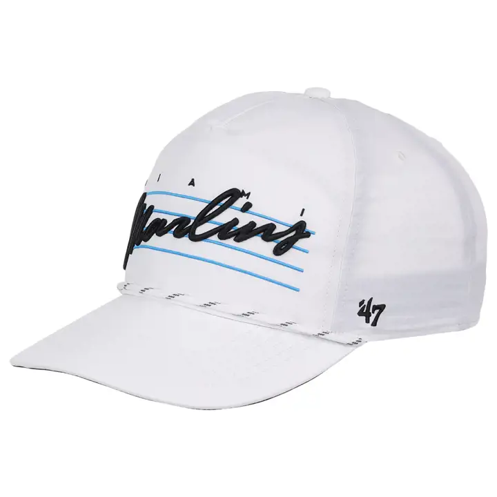 MIAMI MARLINS CASQUETTE MLB DOWNBURST 47 HITCH BLANC
