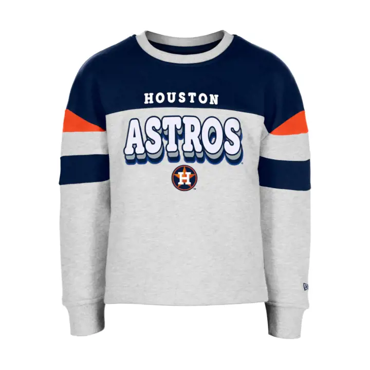 Chandail à rayures sur les manches Houston Astros MLB pour filles GRY