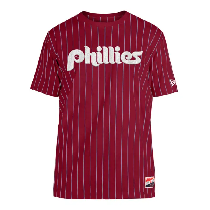 Haut à col ras du cou Philadelphia Phillies MLB NE Pinstriper Premium Mar