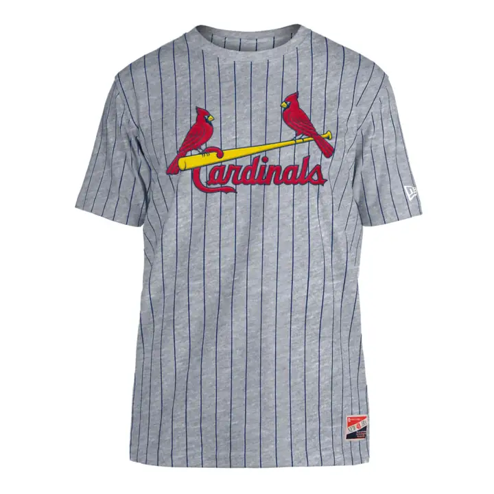 Haut de survêtement St. Louis Cardinals MLB NE Pinstriper Premium gris