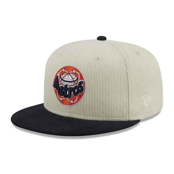 HOUSTON ASTROS MLB Cream Cord 59FIFTY ASTRODOME DKGRY/NAVY/G