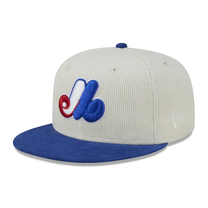 MONTREAL EXPOS MLB CHROME/TC CORD 59FIFTY ASG 1982 DKGRY/RBL