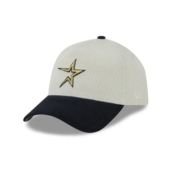HOUSTON ASTROS MLB Casquette en Velours Côtelé Crème AF 9FORTY 35ÈME ANN DKGRY/NAVY/