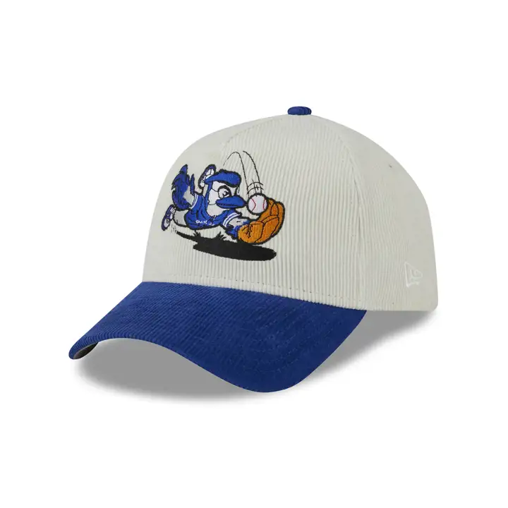 TORONTO BLUE JAYS MLB Casquette Corduroy Crème AF 9FORTY ALT LOGO GRIS FONCÉ/BLEU MARINE