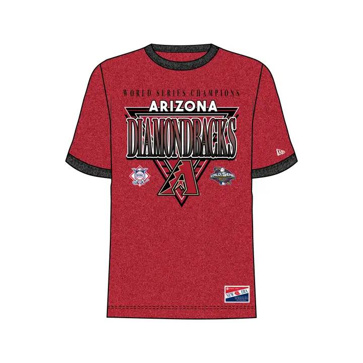 T-shirt bicolore Arizona Diamondbacks MLB Rouge