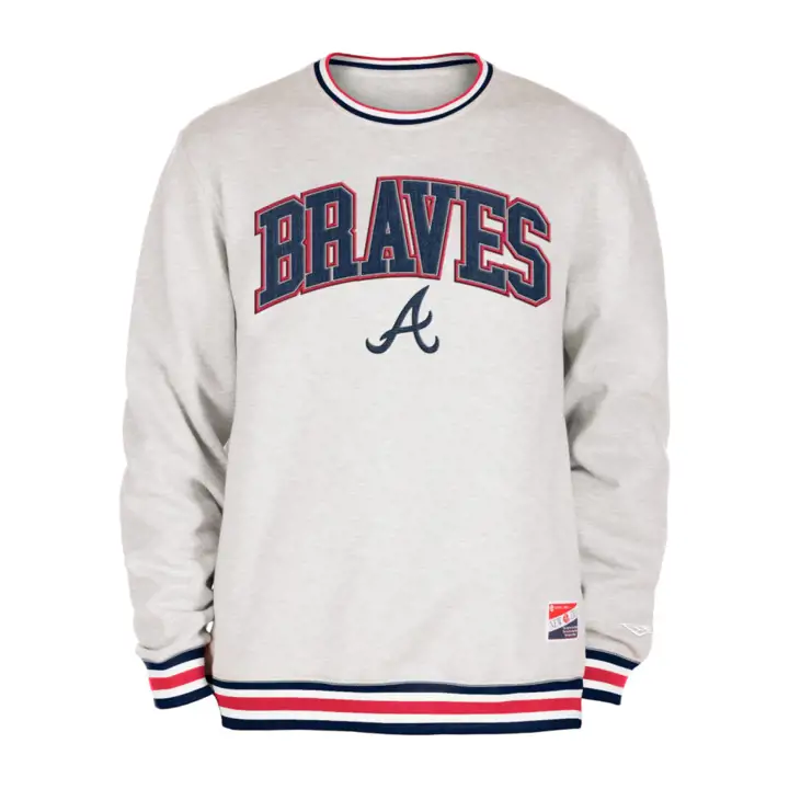 Atlanta Braves MLB NE Blended Crew GRY