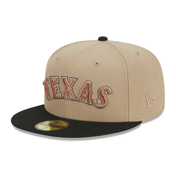 TEXAS RANGERS MLB RUSTBELT 1.5 SCRIPT 59FIFTY ASG 1995 CAMEL