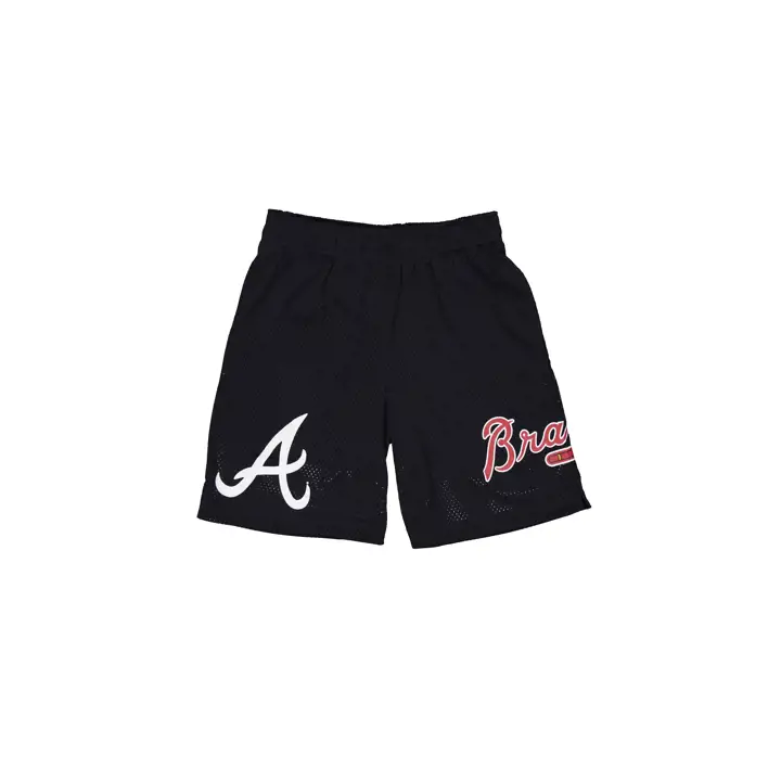 Short en maille MLB Atlanta Braves marine